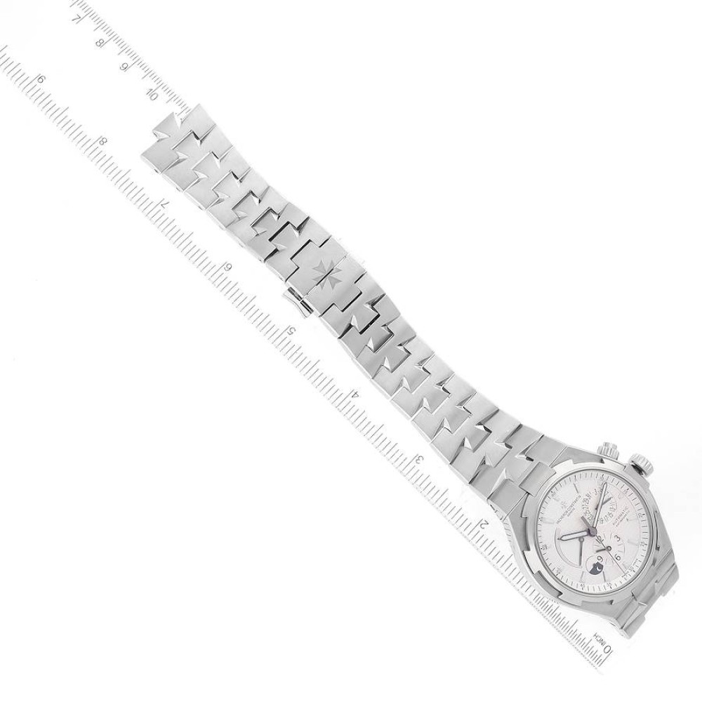 Vacheron Constantin Overseas Dual Time Silver Dial Mens Watch 47450 Vacheron Constantin Overseas Dual Time Silver Dial Mens Watch 47450