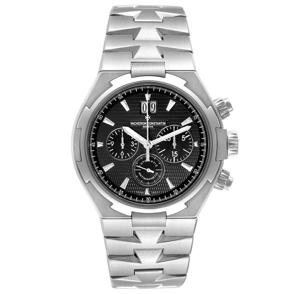 Vacheron Constantin Overseas Black Dial Steel Mens Watch 49150 Vacheron Constantin Overseas Black Dial Steel Mens Watch 49150
