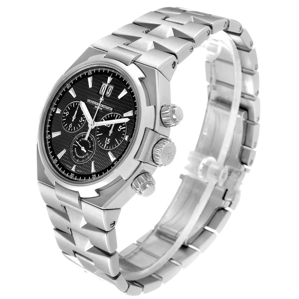 Vacheron Constantin Overseas Black Dial Steel Mens Watch 49150 Vacheron Constantin Overseas Black Dial Steel Mens Watch 49150