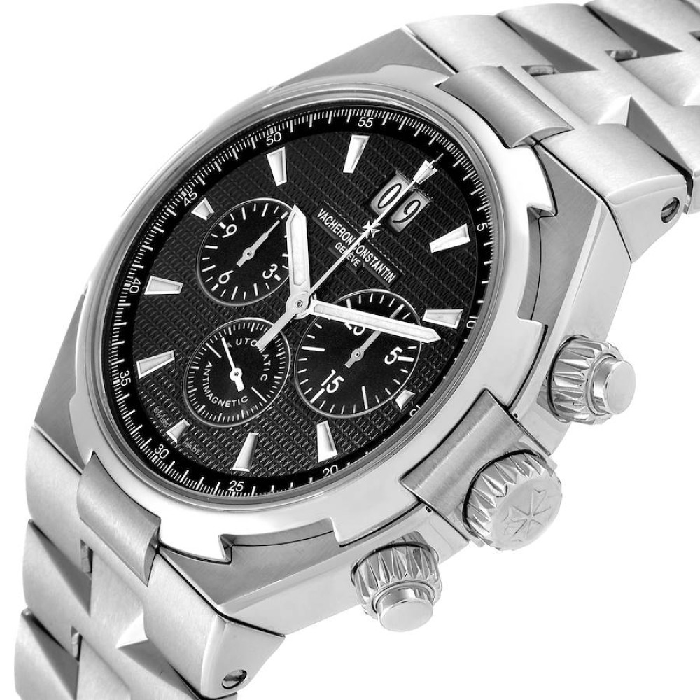 Vacheron Constantin Overseas Black Dial Steel Mens Watch 49150 Vacheron Constantin Overseas Black Dial Steel Mens Watch 49150