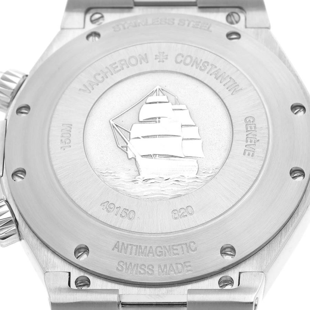 Vacheron Constantin Overseas Black Dial Steel Mens Watch 49150 Vacheron Constantin Overseas Black Dial Steel Mens Watch 49150
