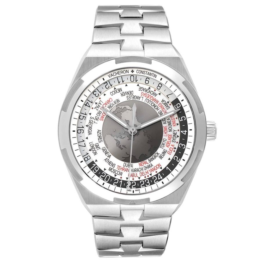 Vacheron Constantin Overseas World Time 43.5 mm Steel Mens Watch 7700V Vacheron Constantin Overseas World Time 43.5 mm Steel Mens Watch 7700V